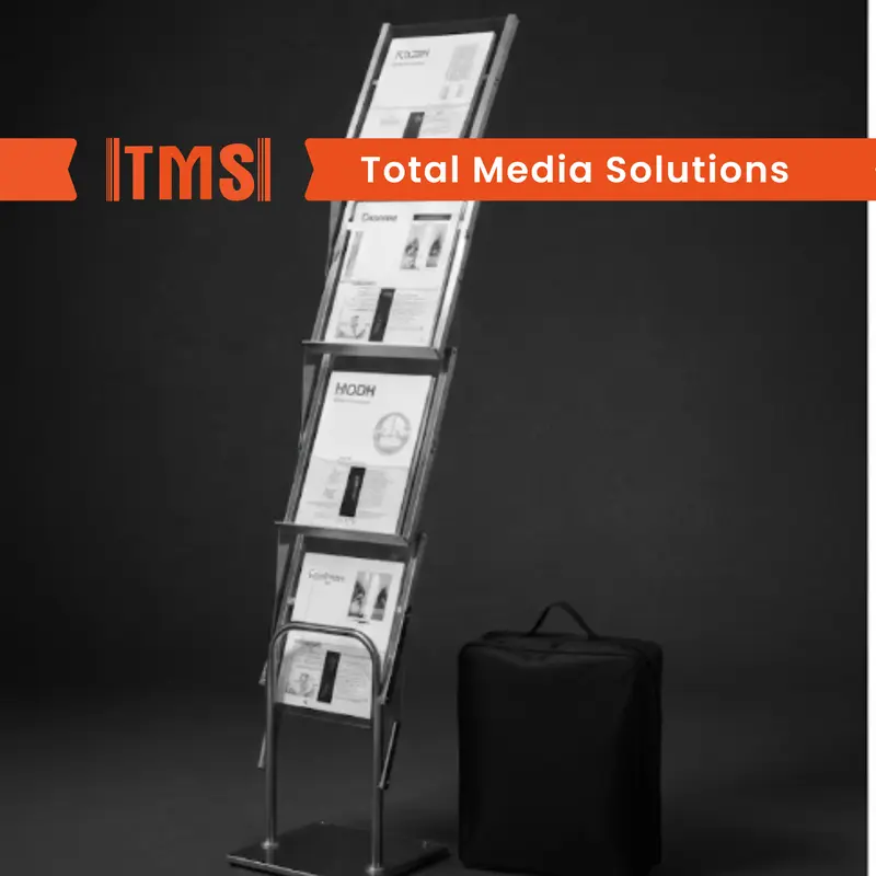 Steel Base Brochure Stand-A4